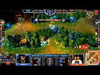 [07.07.2014] DIG vs C9 [LCS NA Hè 2014]