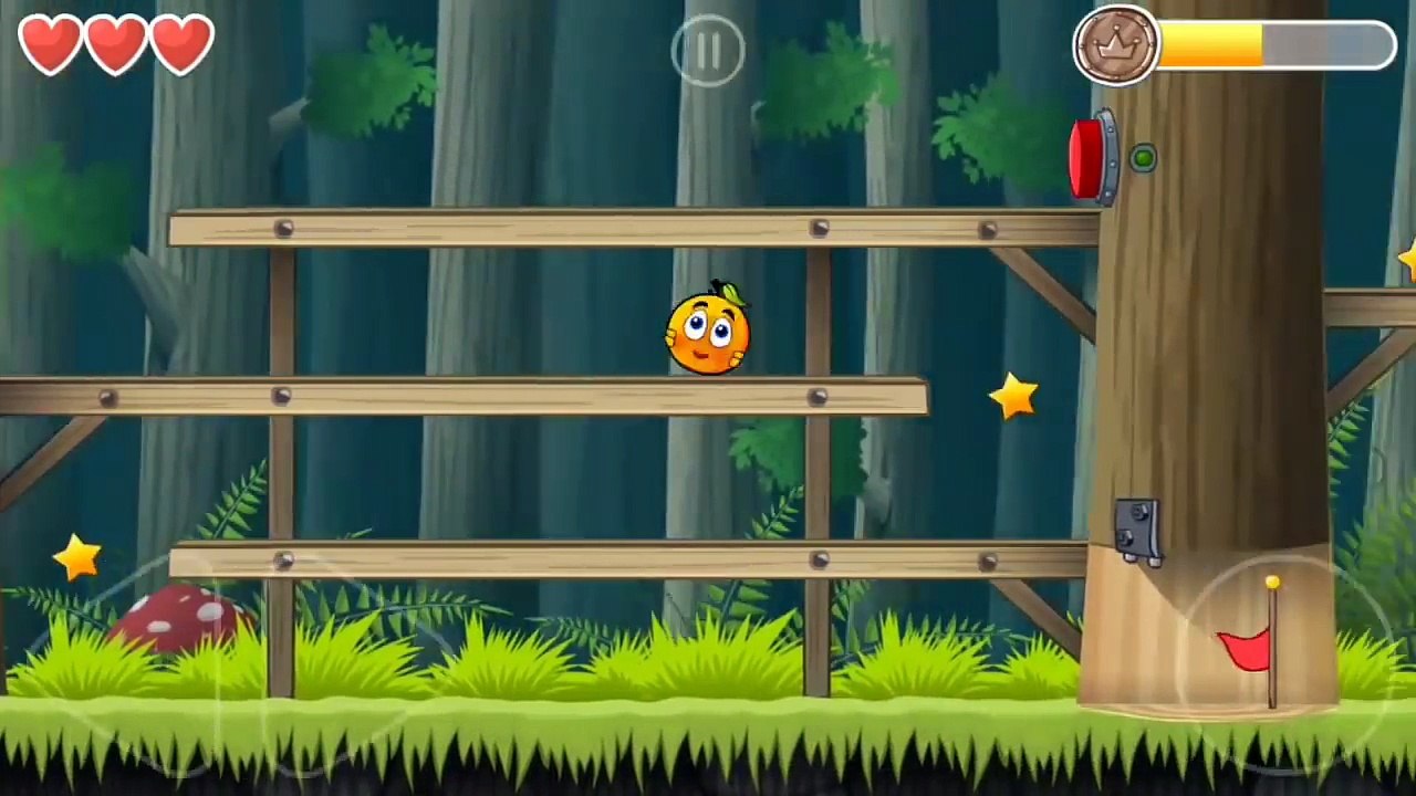 Red Ball 4 The END; Cover Orange ball victory!