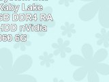 Gamer PC System Intel i77700K Kaby Lake 4x42 GHz 8GB DDR4 RAM 2000GB HDD nVidia GTX1060