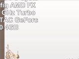 AnkermannPC PC System AMD Konfig AMD FX 4300 4x380 GHz Turbo 400GHz ZOTAC GeForce N730