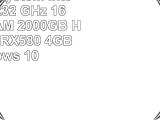 Gamer PC System Intel i56500 4x32 GHz 16GB DDR4 RAM 2000GB HDD Radeon RX580 4GB  Windows
