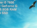 AnkermannPC Gaming Pc Intel Core i5 7600K 4x380GHz GeForce GTX 1060 6GB 8GB RAM 250GB SSD