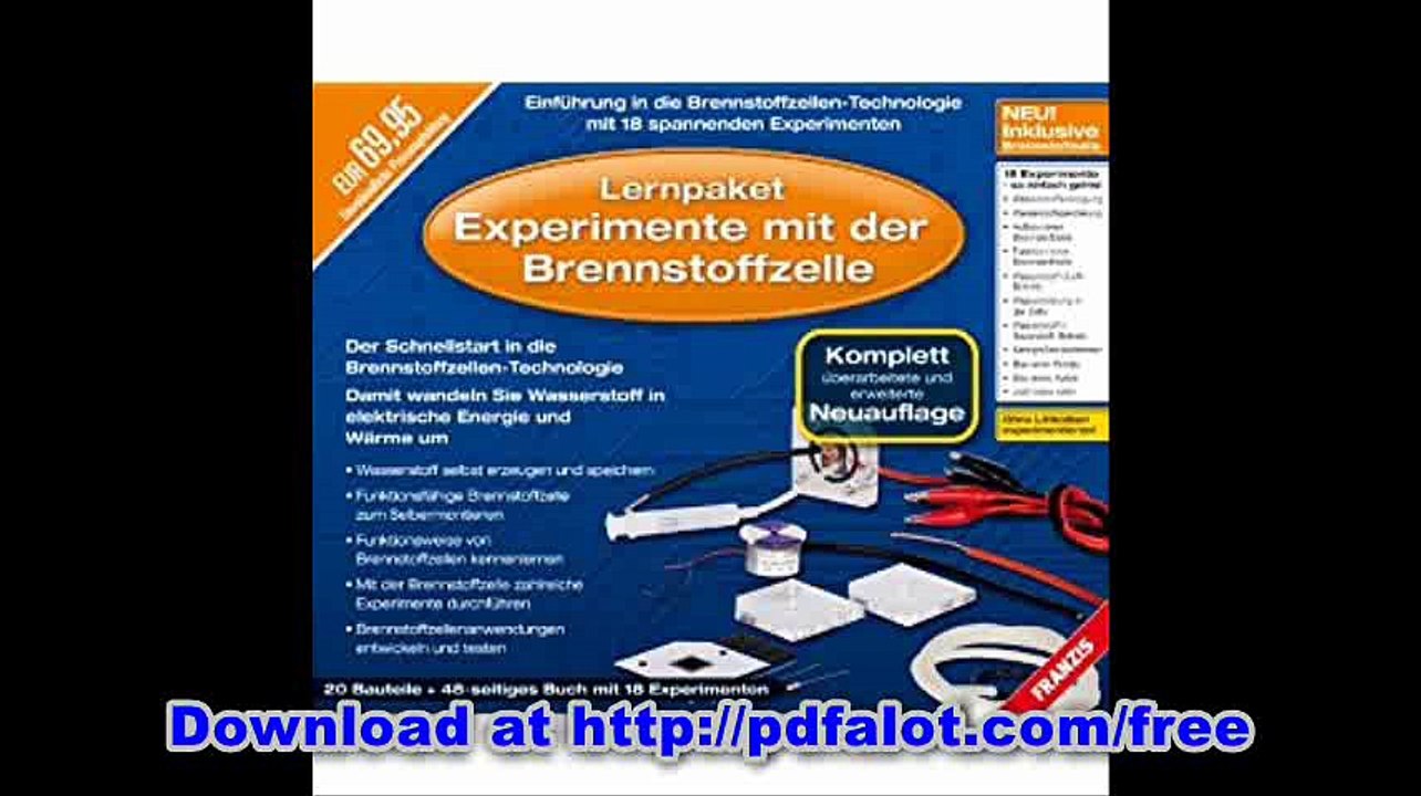 Lernpaket Experimente mit der Brennstoffzelle