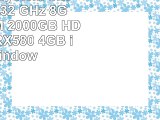 Gamer PC System Intel i56500 4x32 GHz 8GB DDR4 RAM 2000GB HDD Radeon RX580 4GB inkl