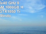 Gamer PC System Intel i76700K 4x40 GHz 8GB DDR4 RAM 1000GB HDD nVidia GTX1050 Ti 4GB