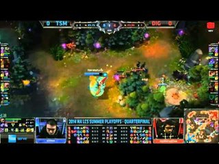[24.08.2014] TSM vs DIG [LCS NA He 2014] [Tứ kết 1] [Trận 1]