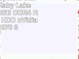 Gamer PC System Intel i77700K Kaby Lake 4x42 GHz 32GB DDR4 RAM 1000GB HDD nVidia