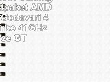 AGANDO Silent Gaming PCKomplettpaket  AMD A107870K Godavari 4x 39GHz  Turbo 41GHz