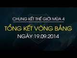 [CKTG4] Tổng Kết Vòng Bảng Ngày 19.09.2014