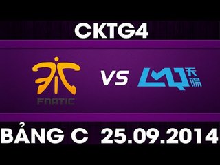 [25.09.2014] FNC vs LMQ [CKTG2014 - Bảng C]