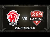 [23.09.2014] 269 vs HNP [DCS A Hè 2014][Tranh 3 - 4 ][Trận 1]