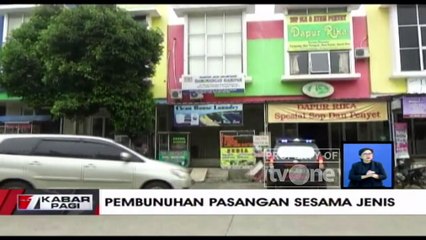 Polisi Olah TKP Pembunuhan Pasangan Sesama Jenis di Bekasi