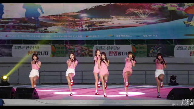 [4K] 160923 여자친구(GFRIEND) 원주 강원도민생활체육대회 Full 직캠(Fancam) by 첼시코스타