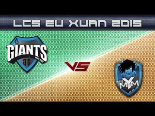 [23.01.2015] GIA vs MYM [LCS EU XUÂN 2015]
