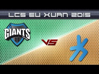 [31.01.2015] GIA vs H2K [LCS EU Xuan 2015]