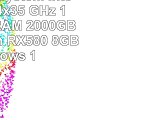 Gamer PC System Intel i56600K 4x35 GHz 16GB DDR4 RAM 2000GB HDD Radeon RX580 8GB
