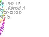 Gamer PC System Intel i76700 4x34 GHz 16GB DDR4 RAM 1000GB HDD Radeon RX580 8GB inkl