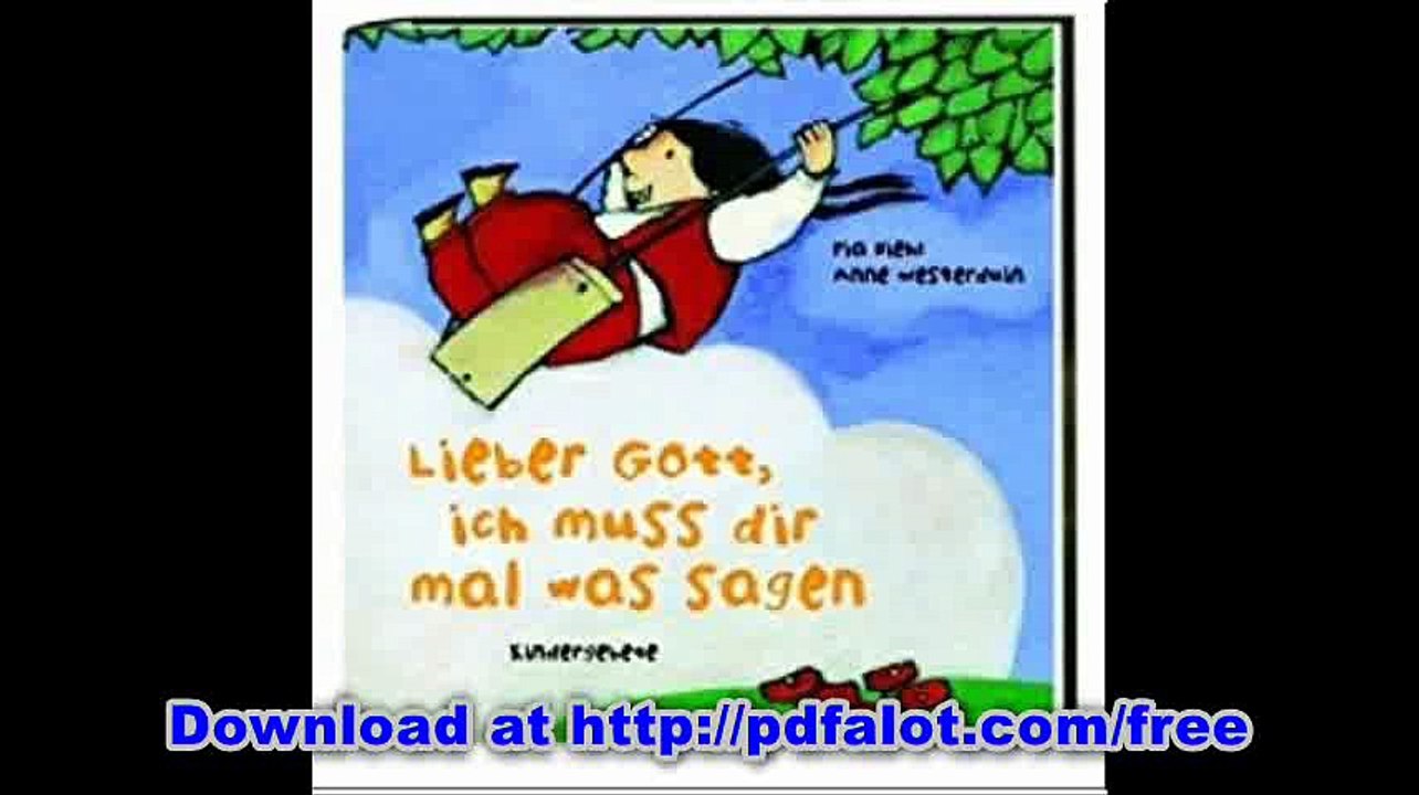 Lieber Gott, ich muss dir mal was sagen Kindergebete