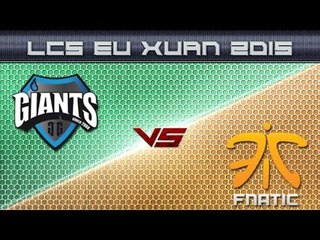 [27.02.2015] GIA vs FNC [LCS EU XUÂN 2015]