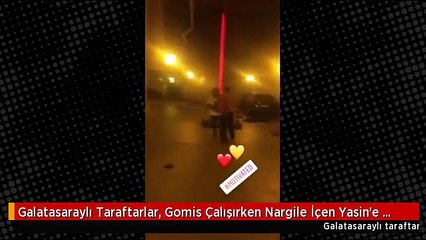 Galatasaraylı Taraftarlar, Gomis Çalışırken Nargile İçen Yasin'e Patladı