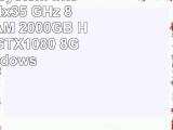 Gamer PC System Intel i56600K 4x35 GHz 8GB DDR4 RAM 2000GB HDD nVidia GTX1080 8GB