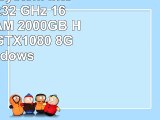 Gamer PC System Intel i56500 4x32 GHz 16GB DDR4 RAM 2000GB HDD nVidia GTX1080 8GB