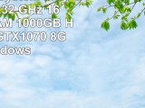 Gamer PC System Intel i56500 4x32 GHz 16GB DDR4 RAM 1000GB HDD nVidia GTX1070 8GB