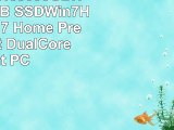Captronic A463008GBHD8370D128GB SSDWin7HP Windows 7 Home Premium 64bit  DualCore