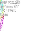 AGANDO Overclocking Gaming PC  AMD FX6300 6x 41GHz  GeForce GTX1080 Ti 11GB Palit