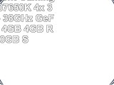 AGANDO Silent Gaming PC  AMD A87650K 4x 33GHz  Turbo 38GHz  GeForce GT730 4GB  4GB