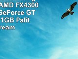 AGANDO Overclocking Gaming PC  AMD FX4300 4x 43GHz  GeForce GTX1080 Ti 11GB Palit