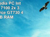 AGANDO Silent Allround  Multimedia PC  Intel Core i3 7100 2x 39GHz  GeForce GT730 4GB