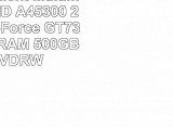 AGANDO Silent Multimedia PC  AMD A45300 2x 34GHz  GeForce GT730 4GB  4GB RAM  500GB