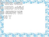 Office PC System AMD FX6300 6x35 GHz 4GB RAM 1000GB HDD nVidia GT730 4GB 500W Windows 10