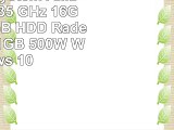 Office PC System AMD FX6300 6x35 GHz 16GB RAM 500GB HDD Radeon HD3000 1GB 500W Windows