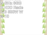 Office PC System AMD FX6300 6x35 GHz 8GB RAM 2000GB HDD Radeon HD3000 1GB 500W Windows