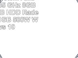 Office PC System AMD FX6300 6x35 GHz 8GB RAM 2000GB HDD Radeon HD3000 1GB 500W Windows