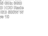 Office PC System AMD FX6300 6x35 GHz 8GB RAM 1000GB HDD Radeon HD3000 1GB 500W Windows