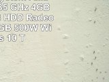 Office PC System AMD FX6300 6x35 GHz 4GB RAM 500GB HDD Radeon HD3000 1GB 500W Windows 10