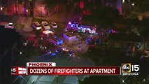 Firefighters battling blaze at Phoenix apartment complex