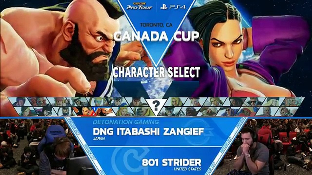 Canada Cup 2017 SFV Top 8 Itabashi (Zangief) vs 801 Strider (Laura)