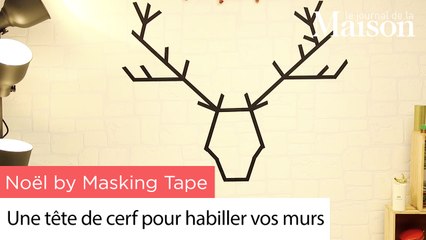 Noël by Masking Tape : une tête de cerf pour habiller vos murs