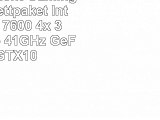 AGANDO Silent Gaming PCKomplettpaket  Intel Core i5 7600 4x 35GHz  Turbo 41GHz