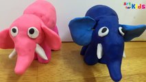Clay art for kids | How to make a clay elephant 2 | Clay animals | Art for kids