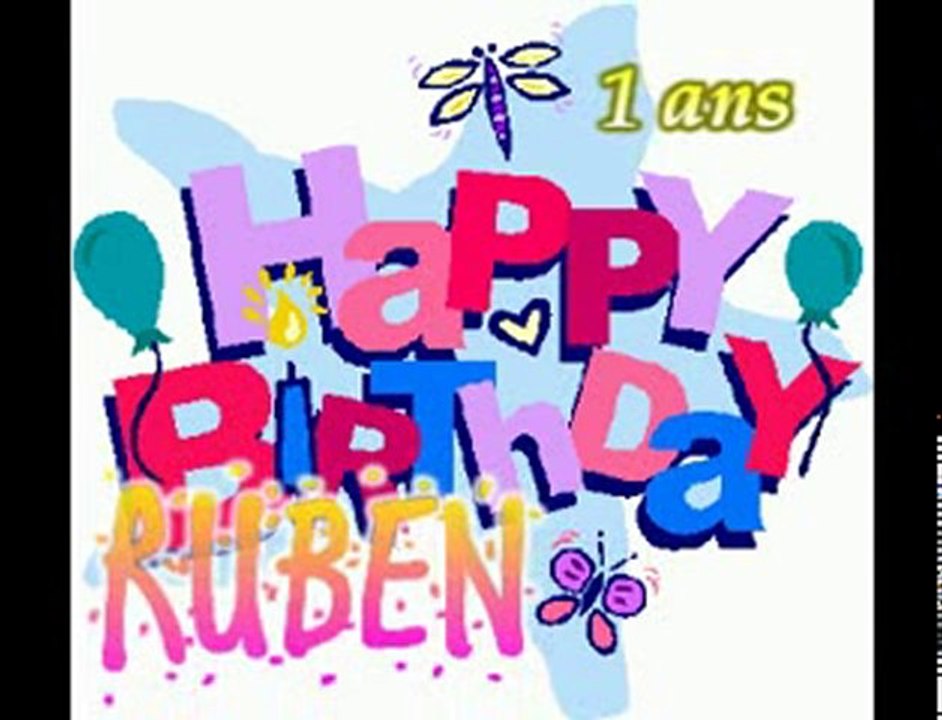 les 1 ans de Ruben