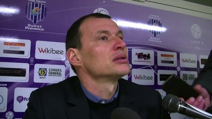 L'analyse d'aprés match avec l'entraîneur de Sedan Laurent Guyot