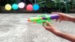 Experiment Toy Gun,Diverse liquid,Water vs Balloon - Gun Balloon Trick Shots - Epic Water Gun Battle-fErBegiAet0