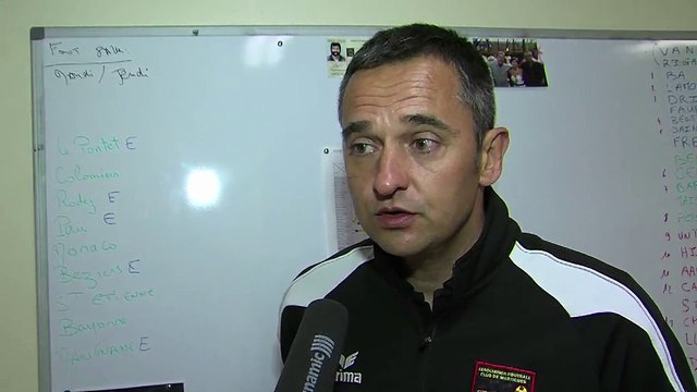 L'analyse de l'entraîneur du FC Martigues Jean-Luc Vannuchi