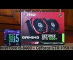 GeForce GTX 1050 ti -- Intel Core i5-8400 -- Grand Theft Auto V GTA V Benchmark