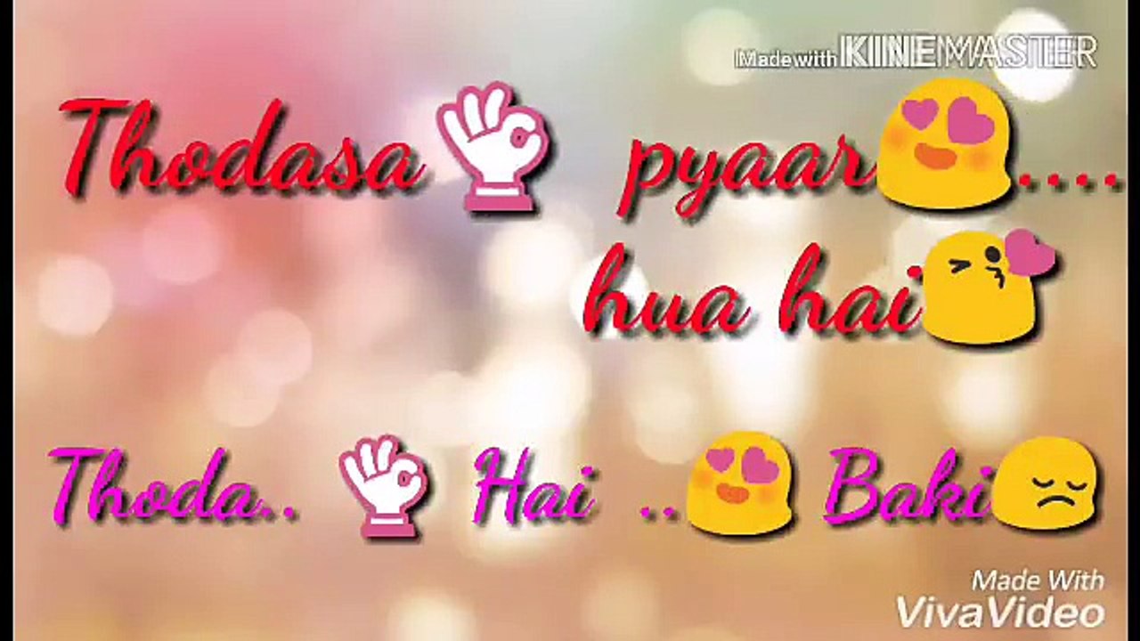 Thoda sa pyar hua hai .whats app status video - YouTube_2017